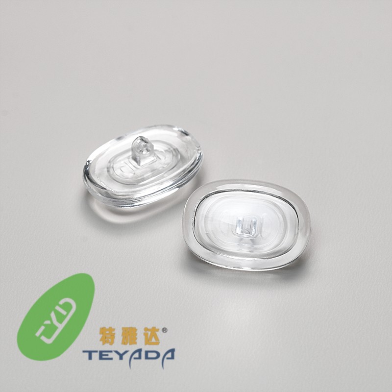 Q-46 Air-Vacuum Oval 14.3mm Screw/Clip-ON Nose Pad