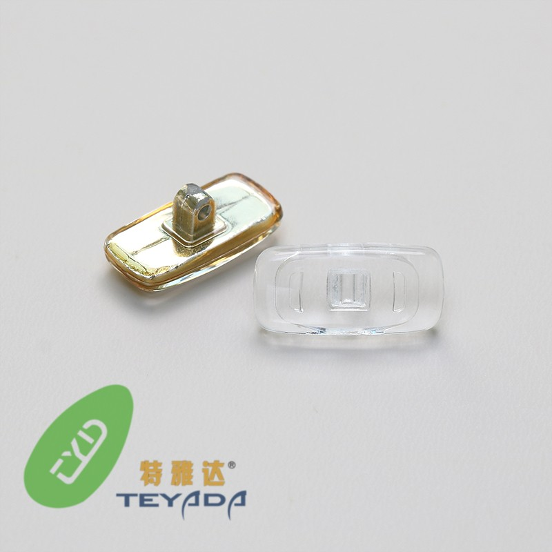 G-425 Rectangle 11.9mm Screw/Clip-ON Nose Pad