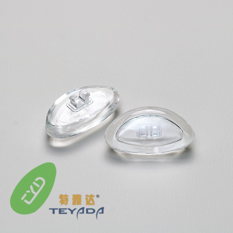 Q-08 Air-Vacuum D-Shape 13.5mm Screw/Clip-ON Nose Pad