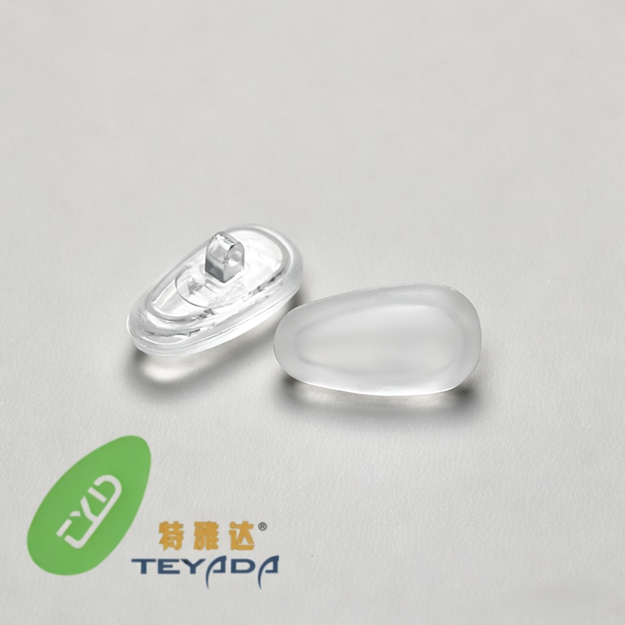 Q-56 Air-Vacuum Tear Drop 13.5mm Screw/Clip-ON Nose Pad