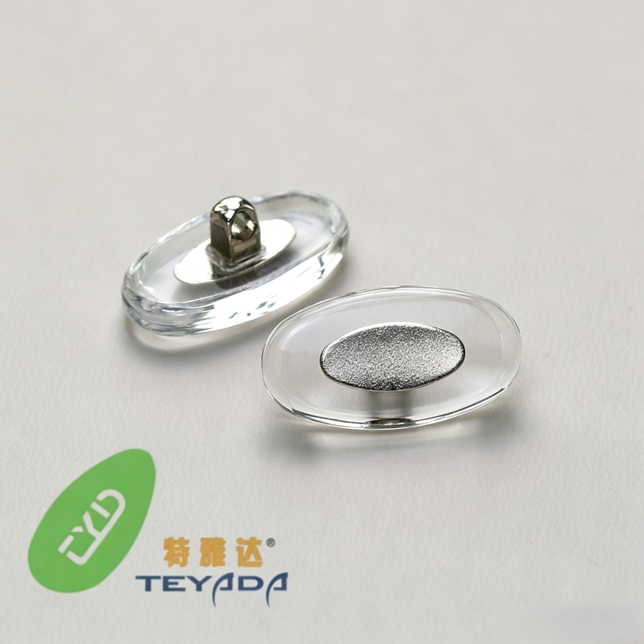G-514 Oval 12.9mm Screw/Clip-ON Nose Pad