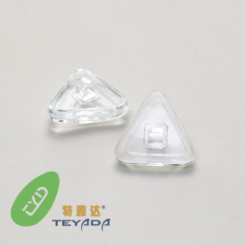 G-523 Triangle 9.8mm Screw/Clip-ON Nose Pad