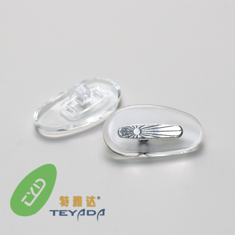 G-482 D-Shape 17.2mm Screw/Clip-ON Nose Pad