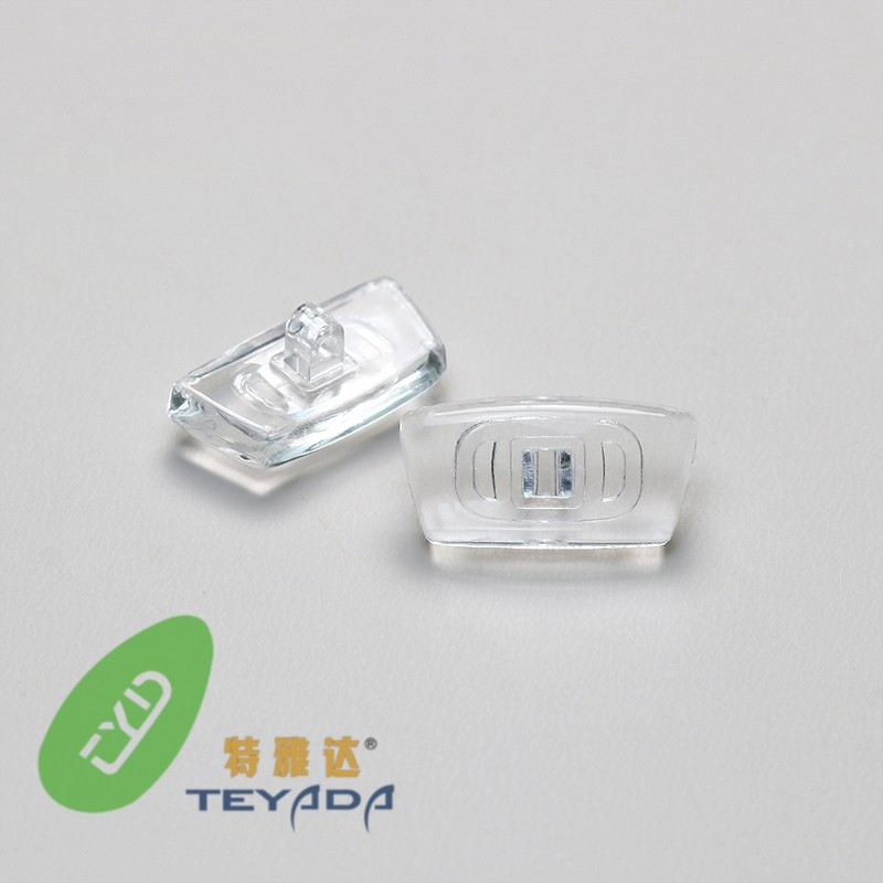 G-437 Rectangle 12.2mm Screw/Clip-ON Nose Pad
