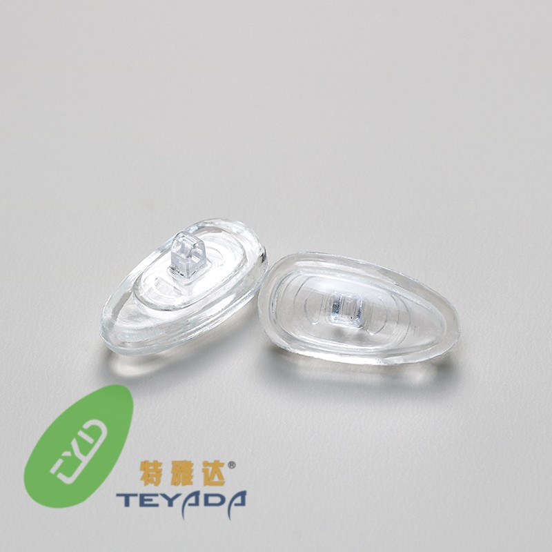 Q-01 Air-Vacuum Tear Drop 13.8mm Screw/Clip-ON Nose Pad