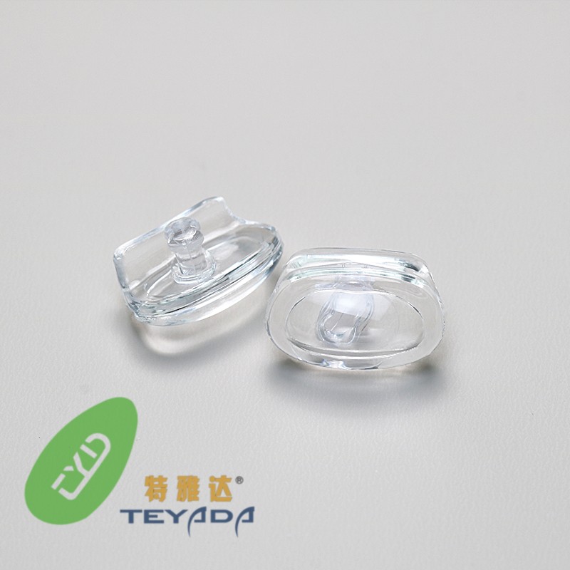 Q-16 Air-Vacuum D-Shape Button-UP Nose Pad