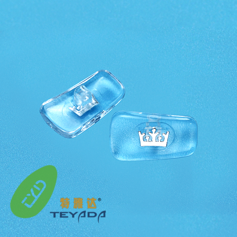 PH-193 Rectangle 12.3mm Screw/Clip-On Nose Pad