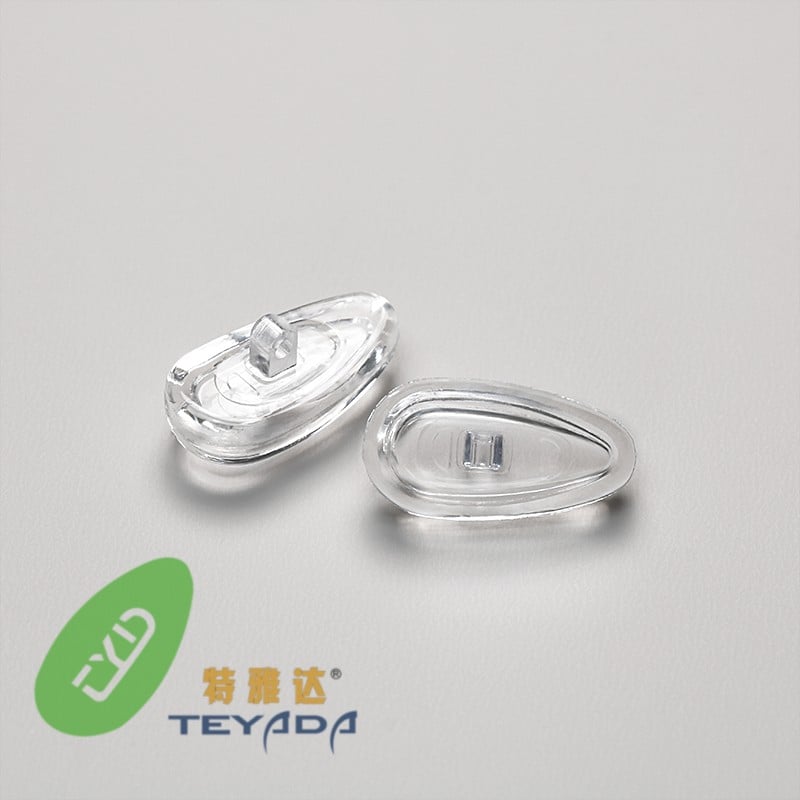 Q-50 Air-Vacuum Tear Drop 14.6mm Screw/Clip-ON Nose Pad