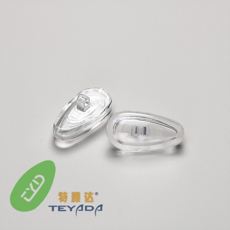 Q-51 Air-Vacuum Tear Drop 14.7mm Screw/Clip-ON Nose Pad