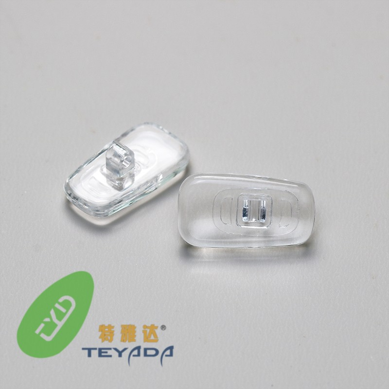 G-259 Rectangle 12.1mm Screw/Clip-ON Nose Pad