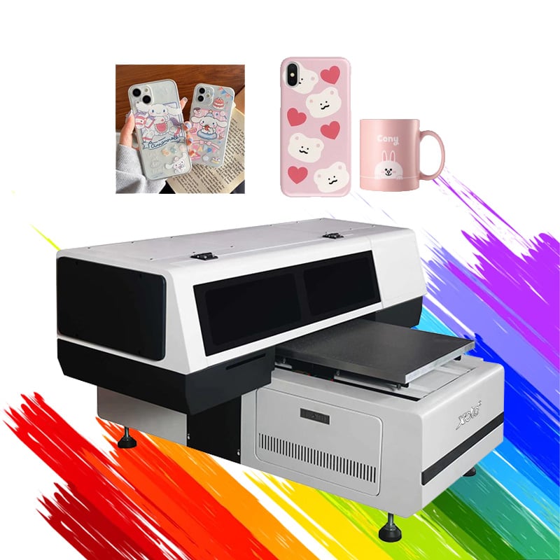 XT-4260 42*60cm Dual Head UV Printer 8-Color Print Glass Bottle Leather Custom Crafts