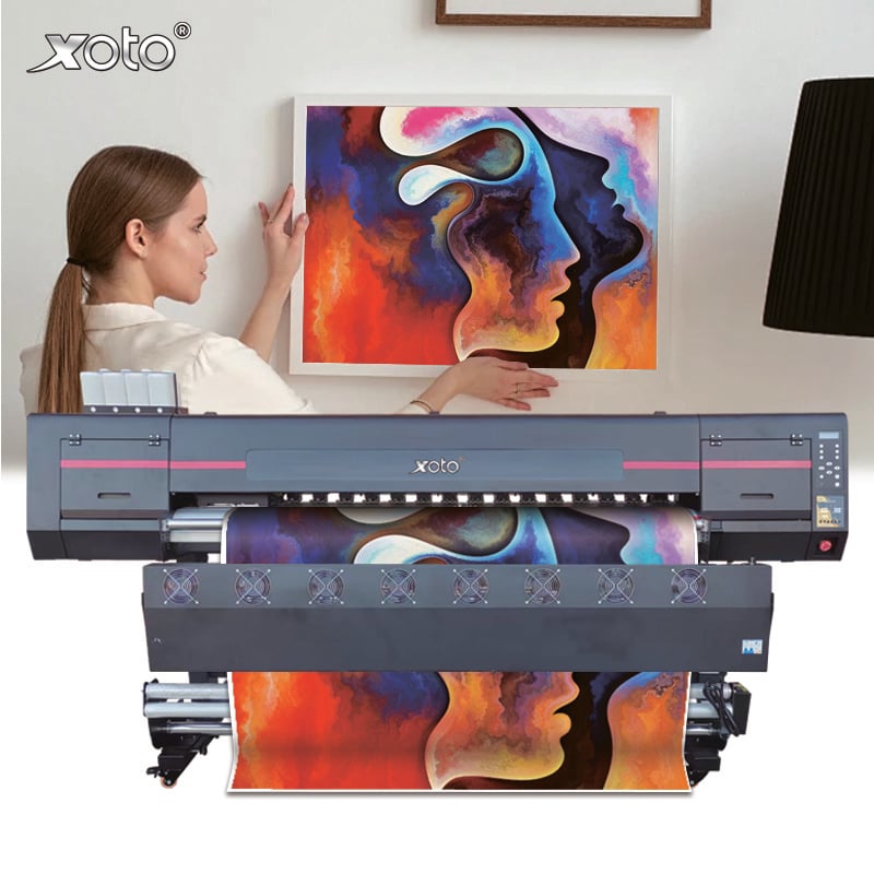XT-1804 6ft Four heads Flex banner Canvus Eco-solvent Printer