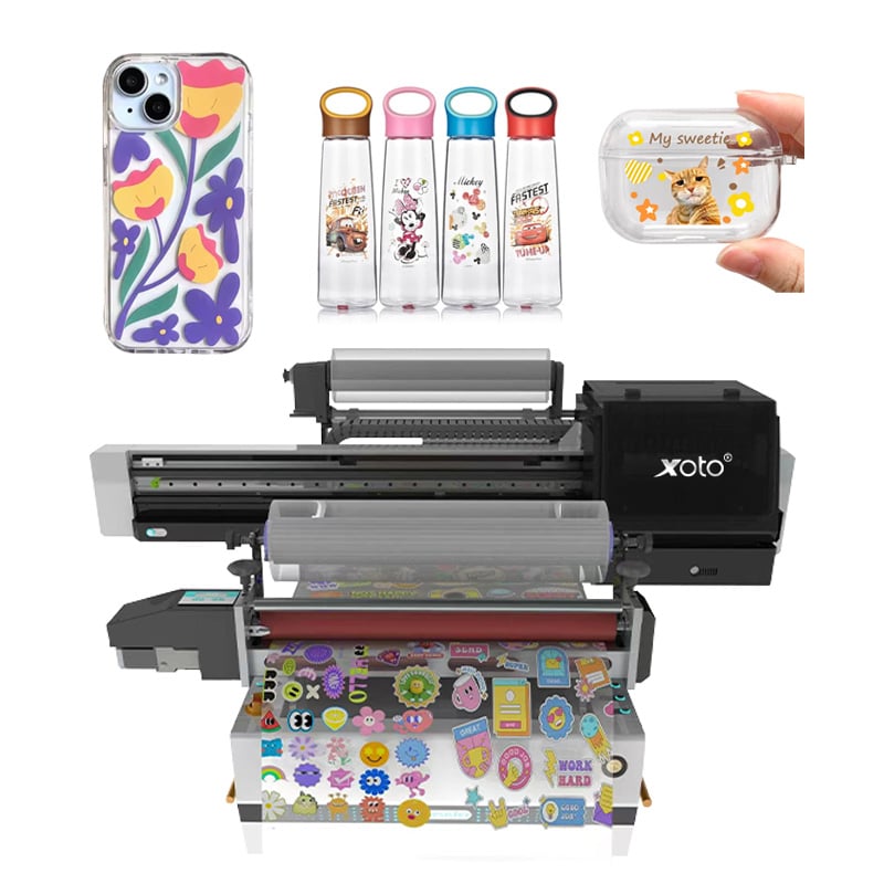 XT-6090Ultra UV Printing Machine 6090 Size i3200 Printhead 3D Varnish Emboss Digital Printer