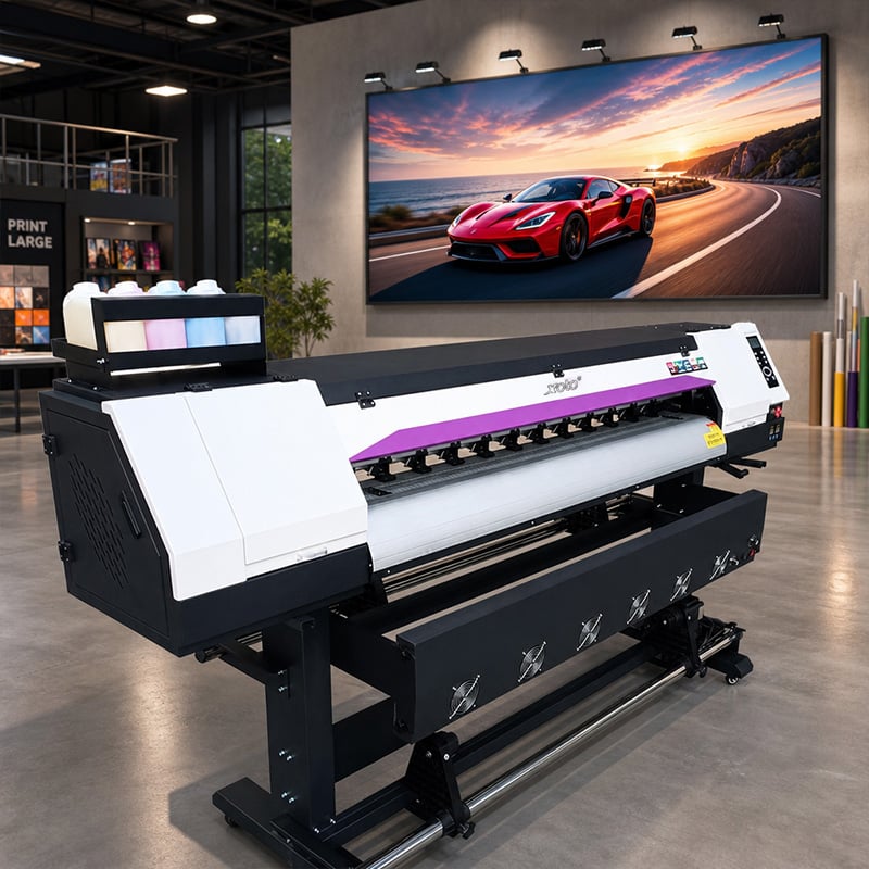 Wide Format Eco Solvent Printer 