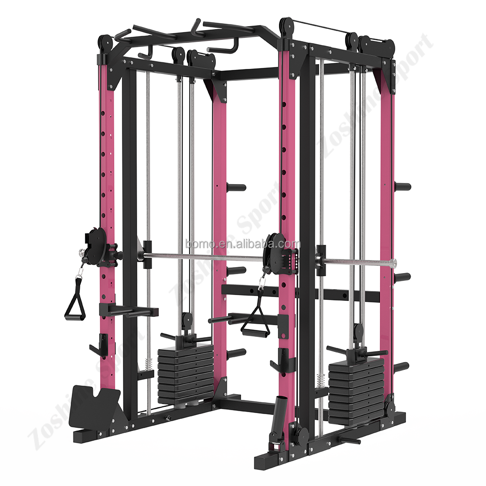 Zoshine Multi Function Weight Smith Machine Home Gym Set for Bodybuilding Exercise Weight Lifting