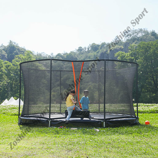 Which fitness trampoline supplier provides anti-rust frame and mixed container orders?