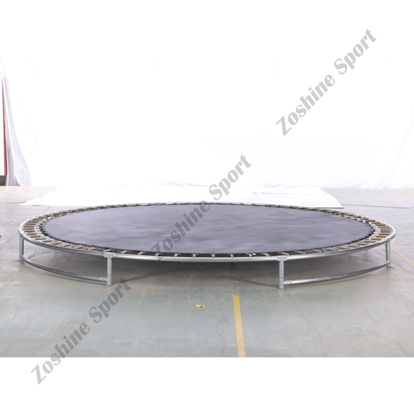 How does a high-quality round trampoline improve child coordination?
