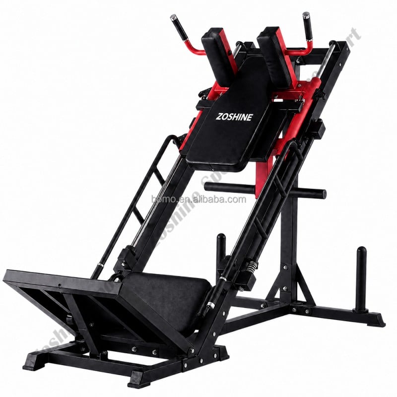 Zoshine Lateral Leg Press Home Gym Fitness Equipment Hack Squat Leg Press Combo Machine