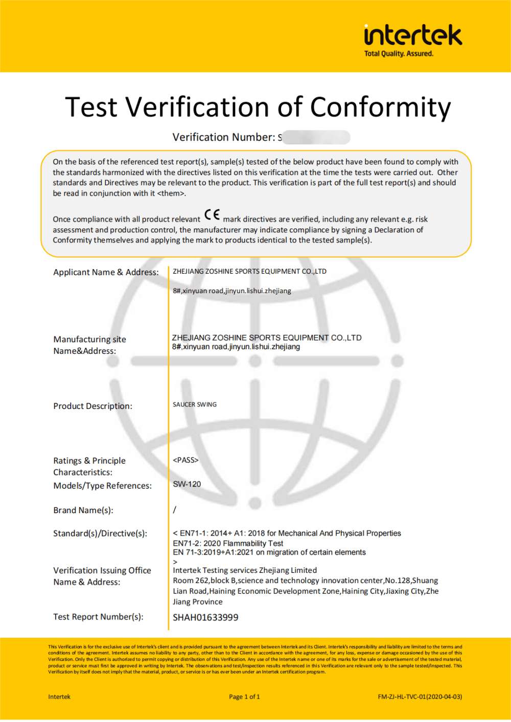Certificate 3