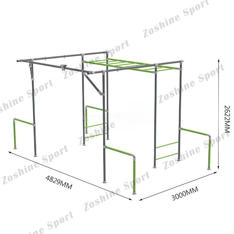 Zoshine Monkey Bars Outdoor Playground for Family Exercise | Durable & Safe