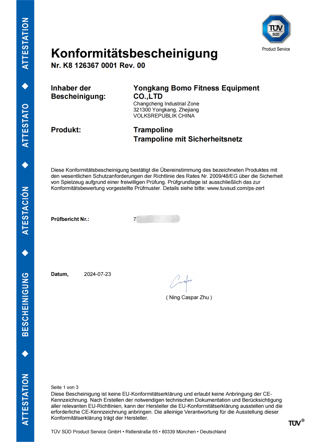 Certificate 1