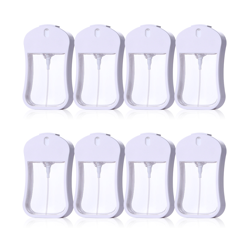 How is credit card spray bottle used in portable sanitizer packaging applications?