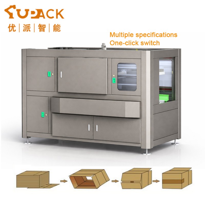 Horizontal case erector