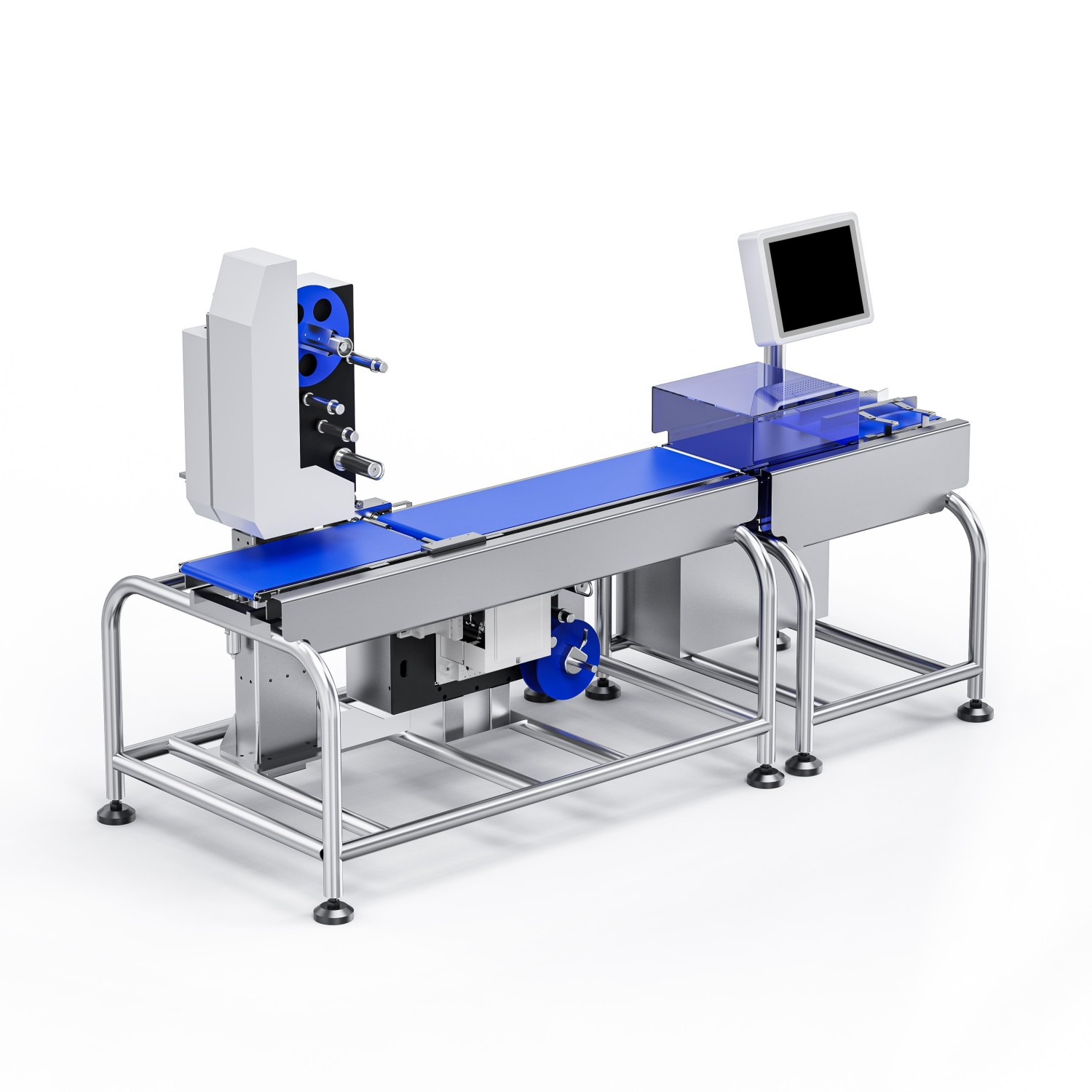 Modified atmosphere labeling machine