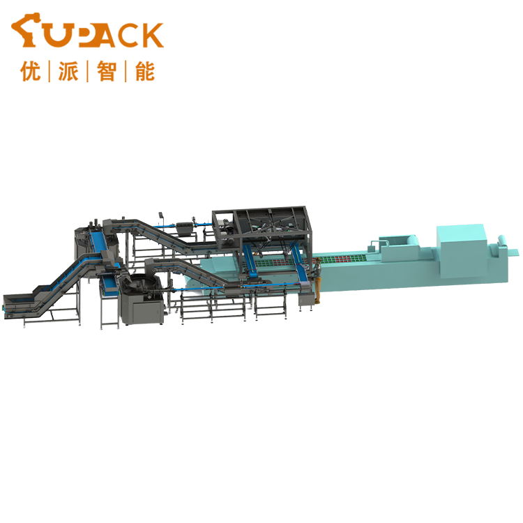Thermoforming machine automatic feeding system-double-channel
