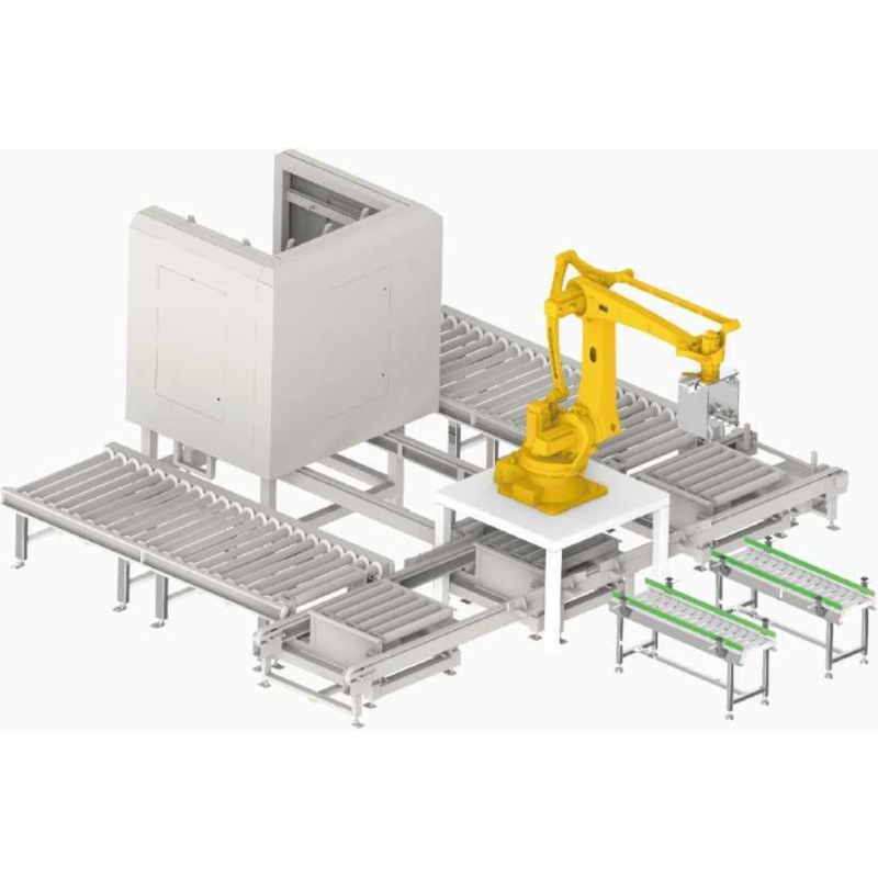 Industrial robot palletizer