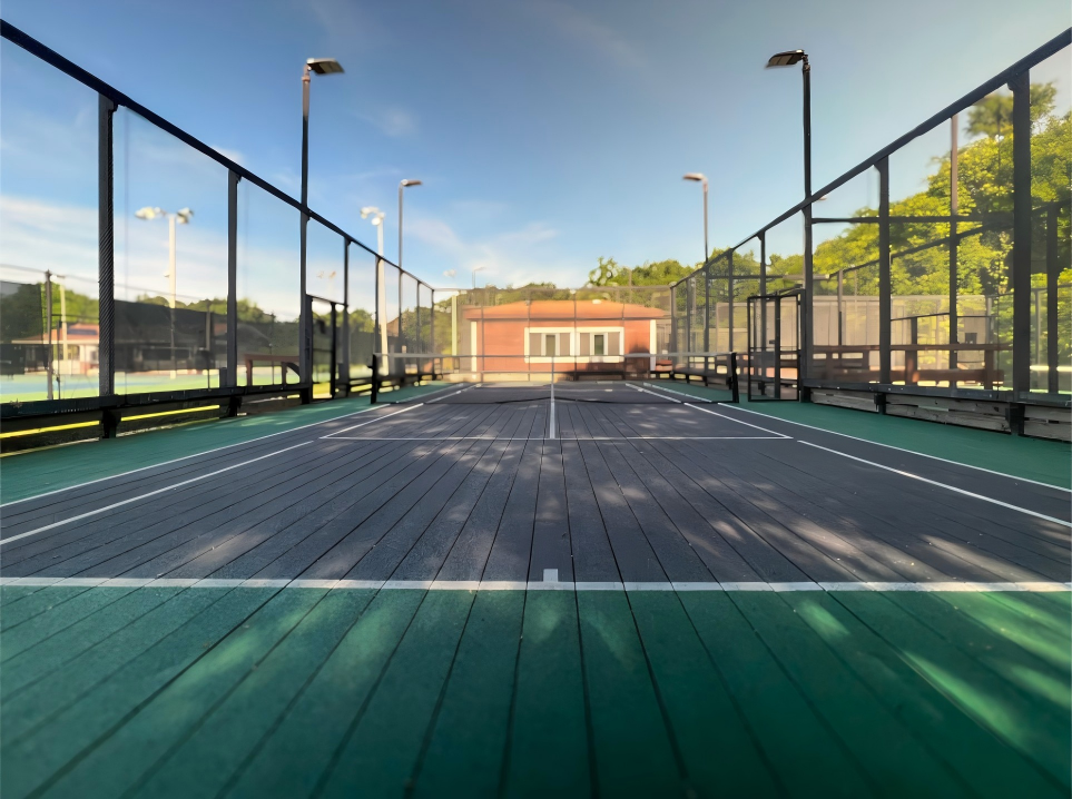 Court de padel pour espaces publics/parcs municipaux de la série