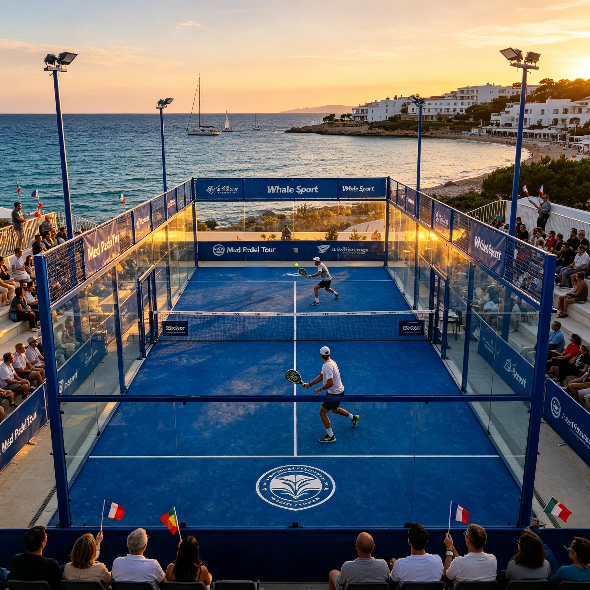 Whale Sport devient fournisseur officiel de courts pour le Mediterranean Padel Tour en Italie