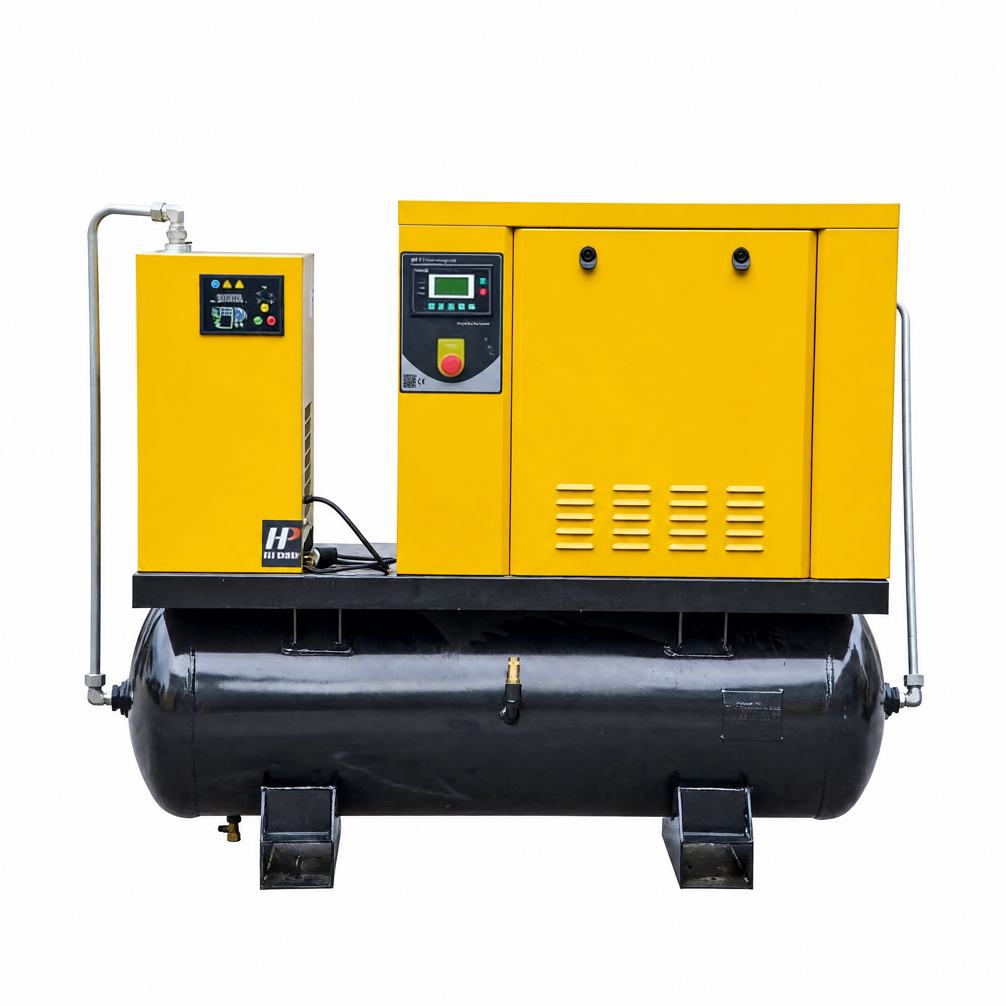 4-in-1 Screw Air Compressor with Air Dryer and Air Tank Filters PACK7-TA