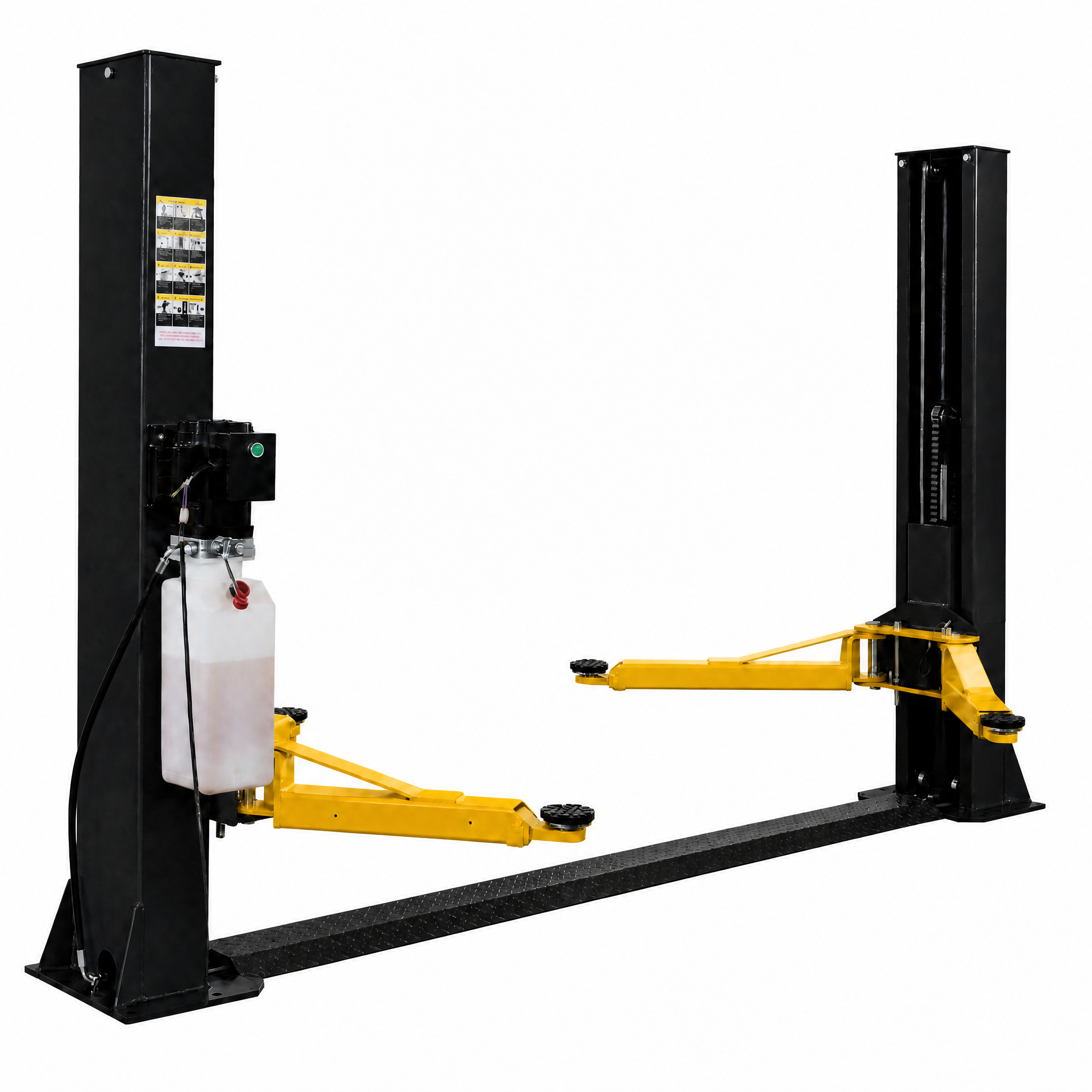 TP-D2000 Short Two Post Lift with Manual Two Side Release 