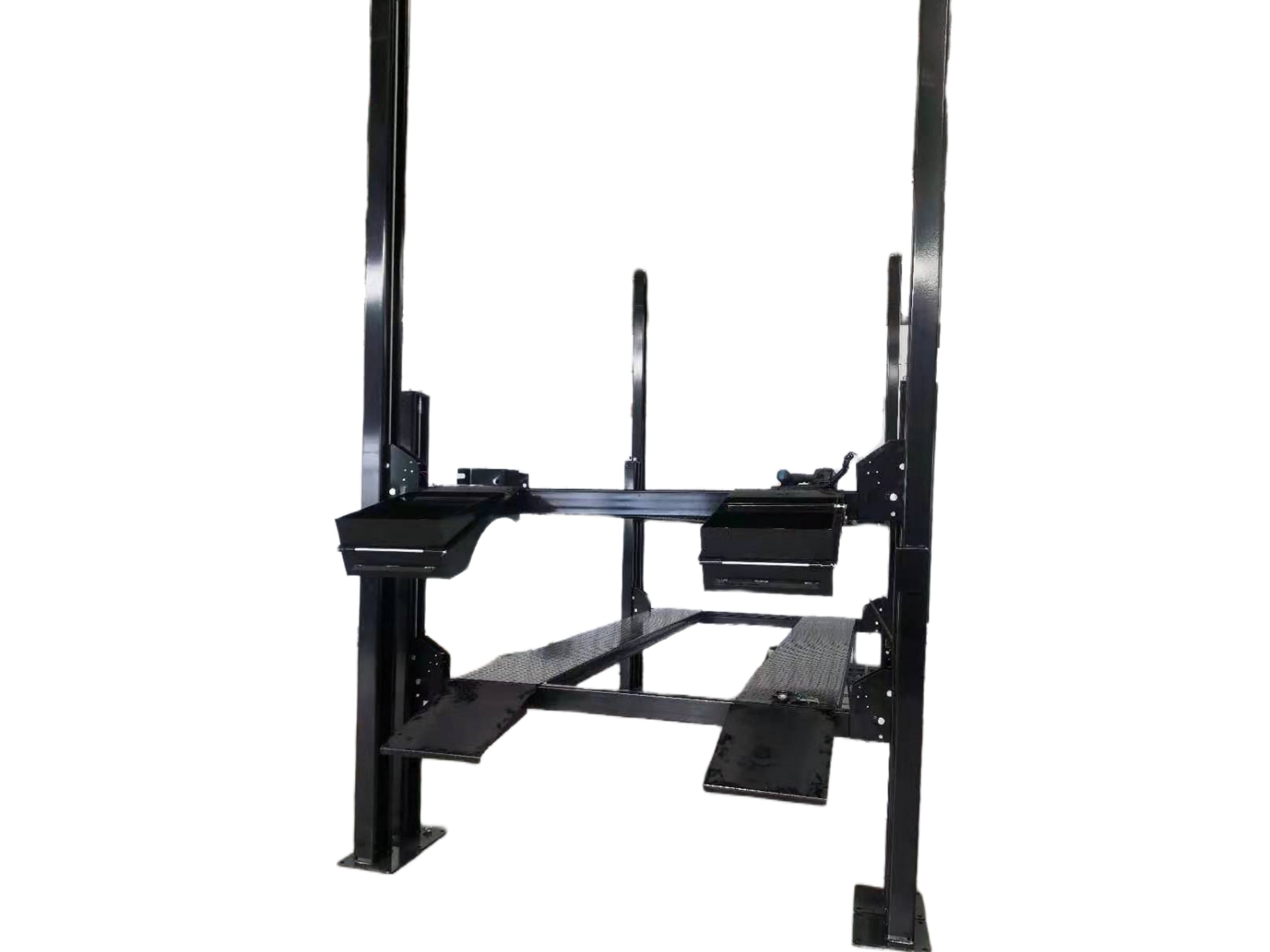 Electric Hydraulic Four-Post Triple Stacking Lift