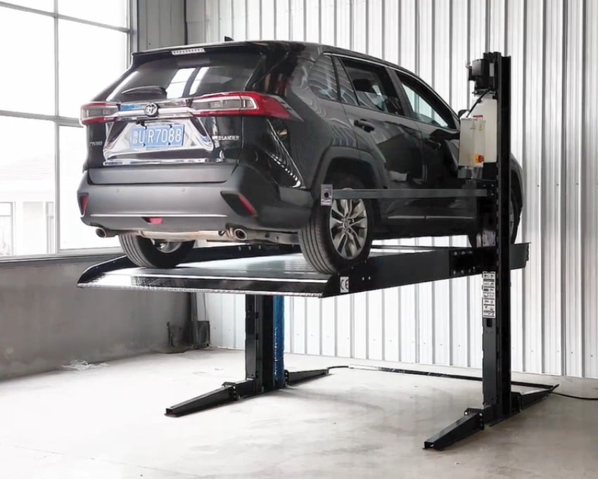 Shanghai FanBao Completes Shooting of 2.7-ton Double-column Parking Lift Assembly & Installation Video
