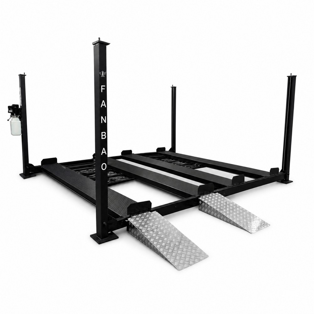 TP-4PTGC4 High Quality Four Post Double Side Car Parking Lift