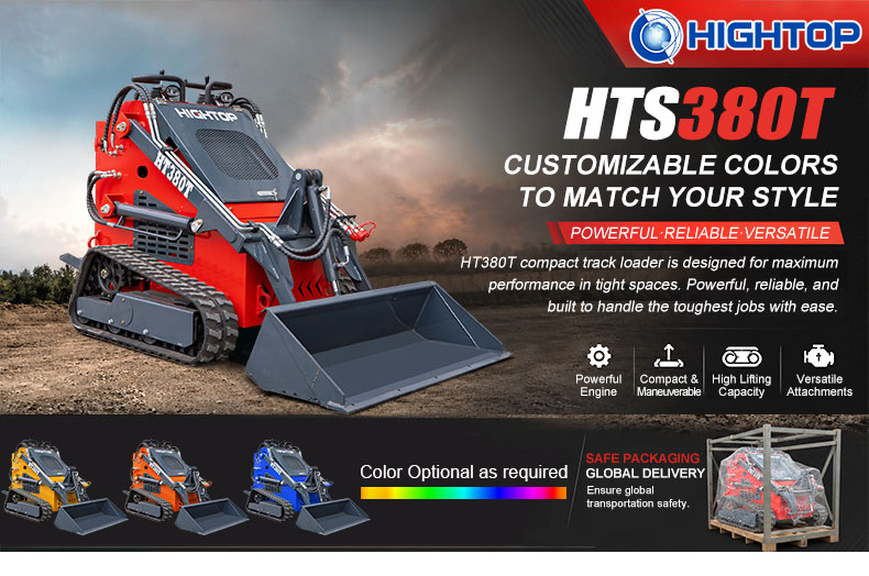 HT380T Mini Skid Steer Loader