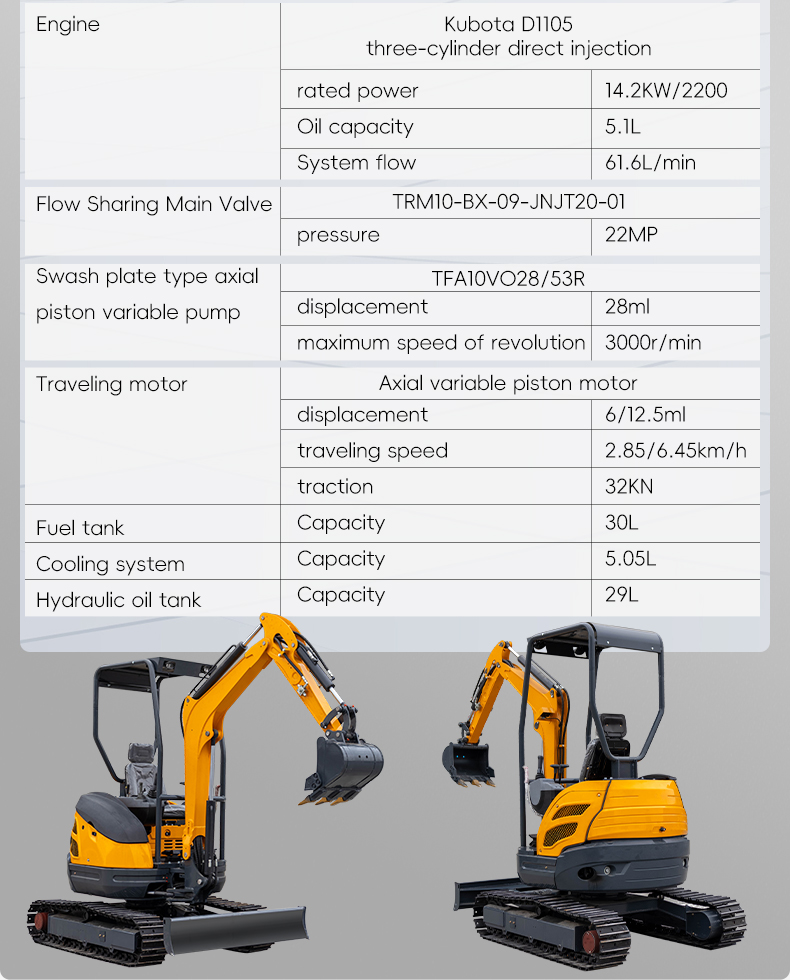HT-25 Small Excavator