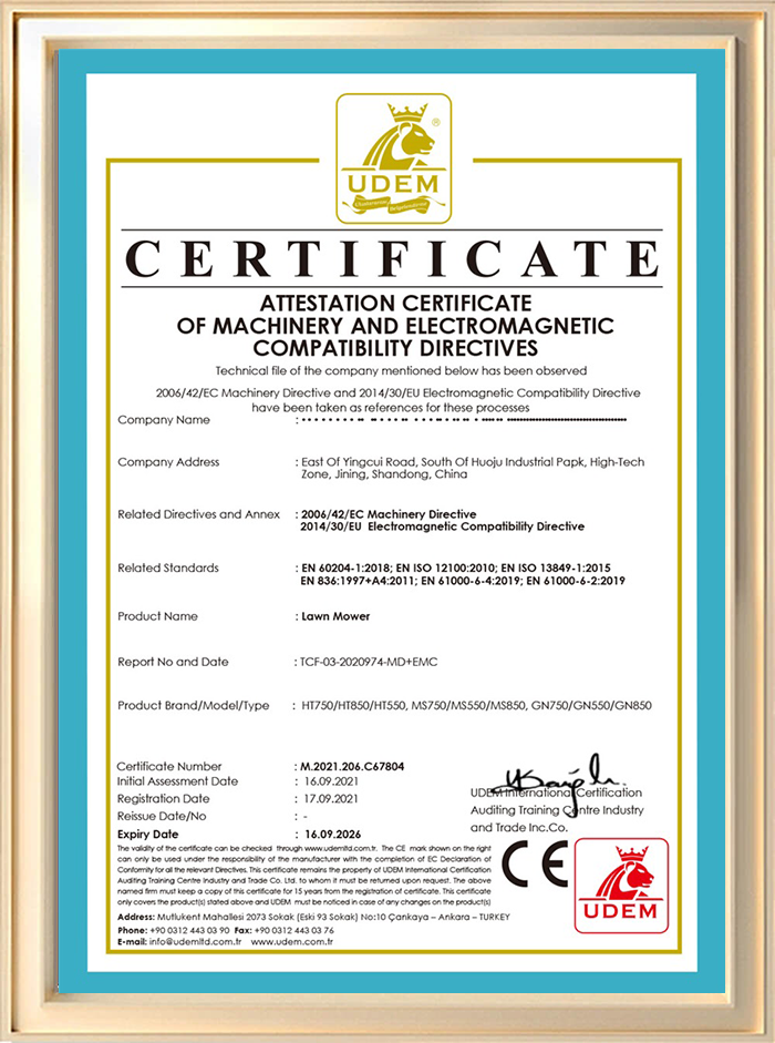 Certificado de calificación