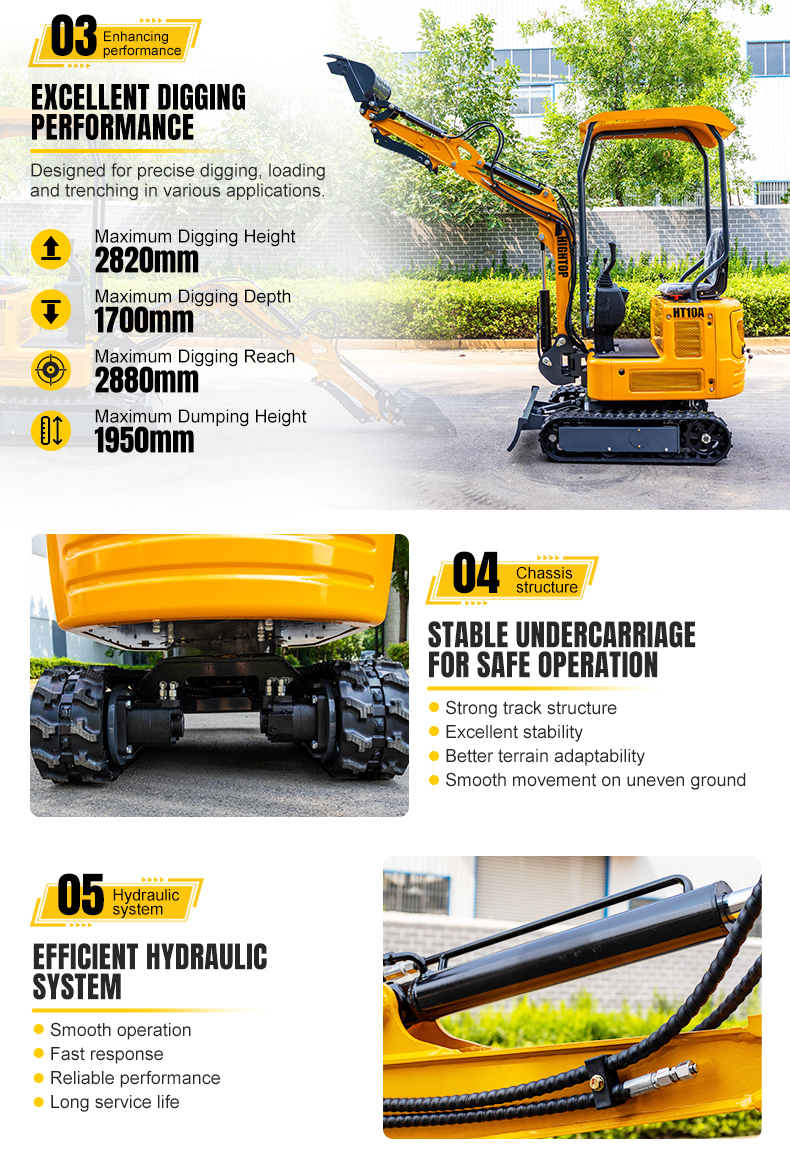 HT-10A Mini Excavator