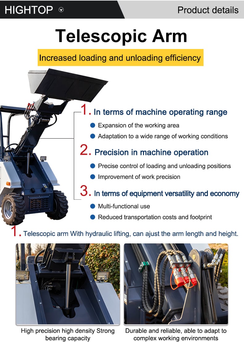 HT-L28 Mini Wheeled Loader