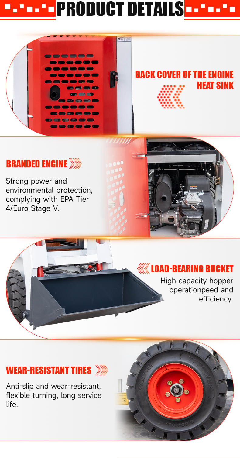 HT-L25 Wheeled Skid Steer Loader