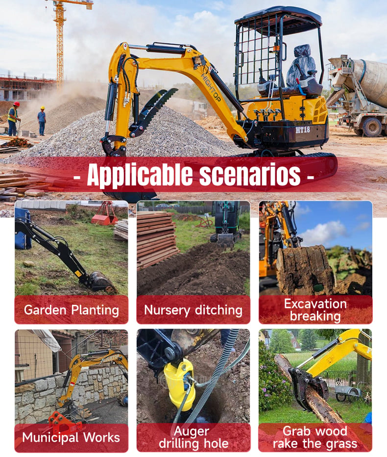 HT‑18 Hydraulic Mini Excavator