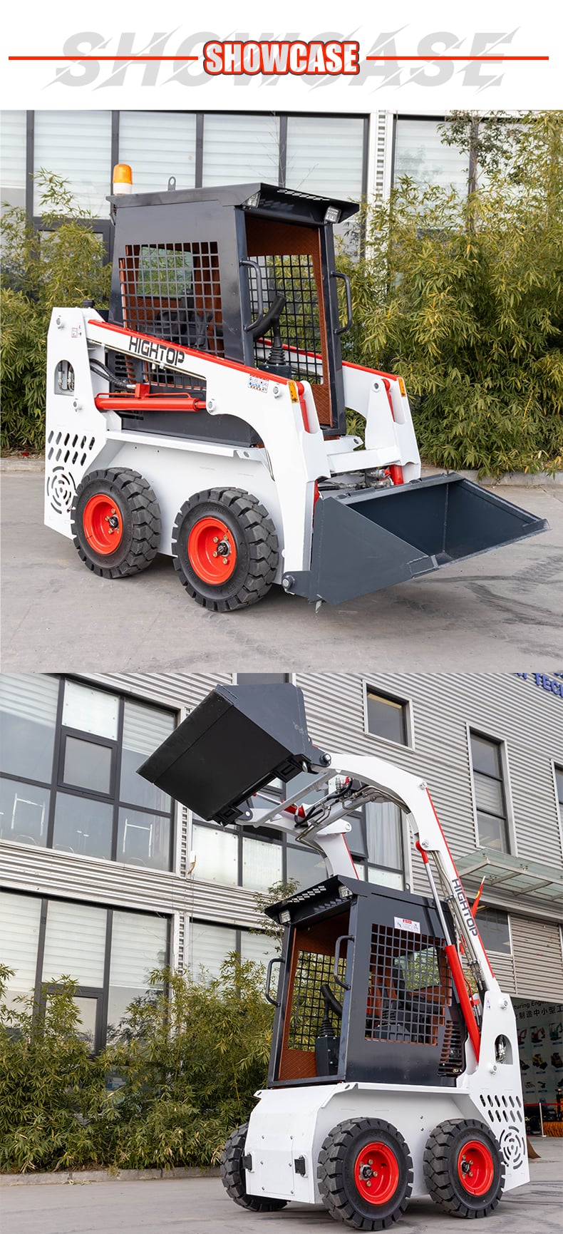 HT-L25 Wheeled Skid Steer Loader