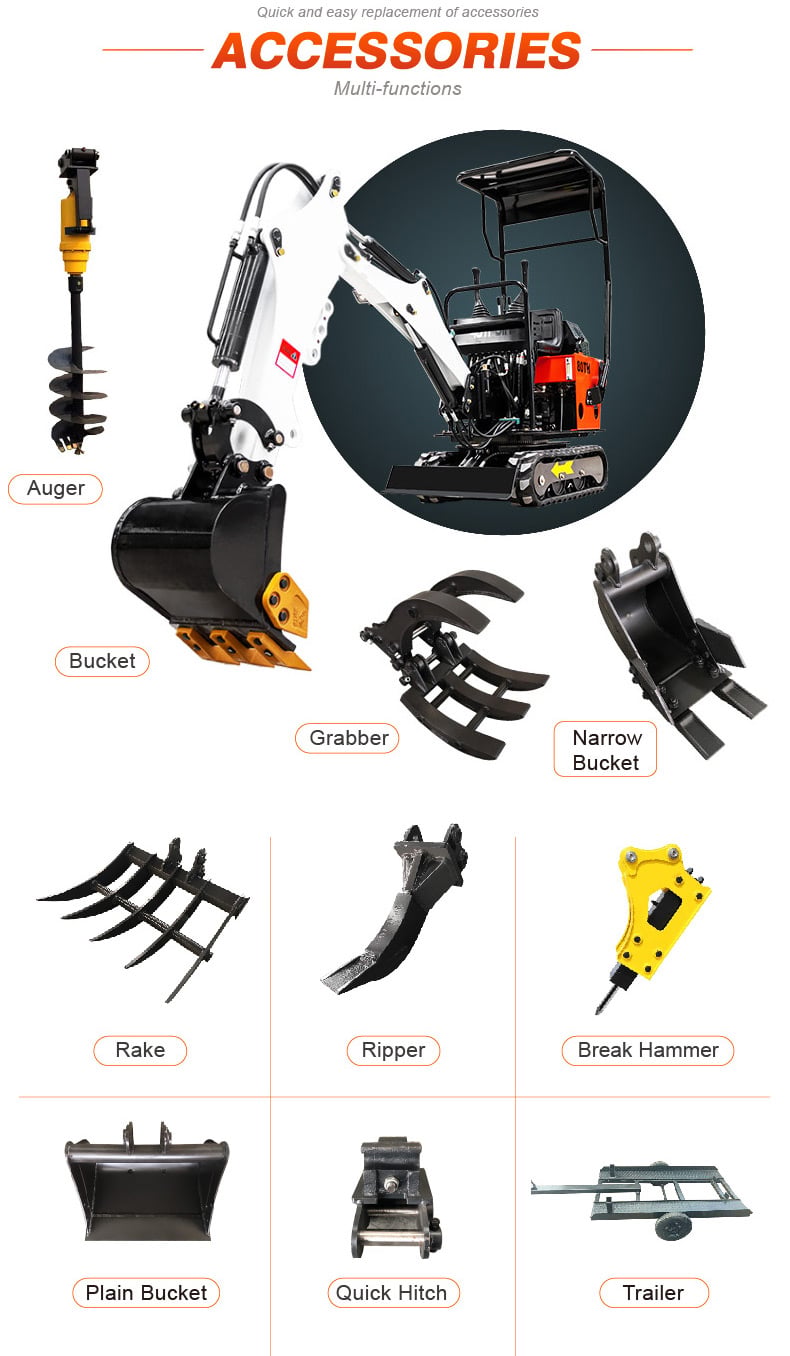 HT08 mini excavator