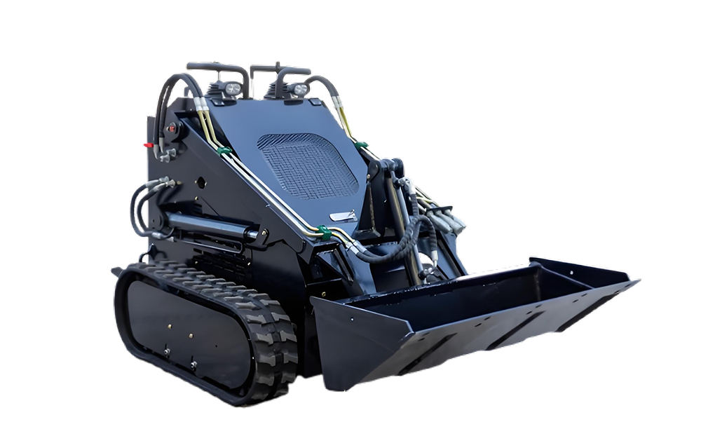 Cargador compacto oruga HT380 con capacidad de cuchara de 0,15 m³