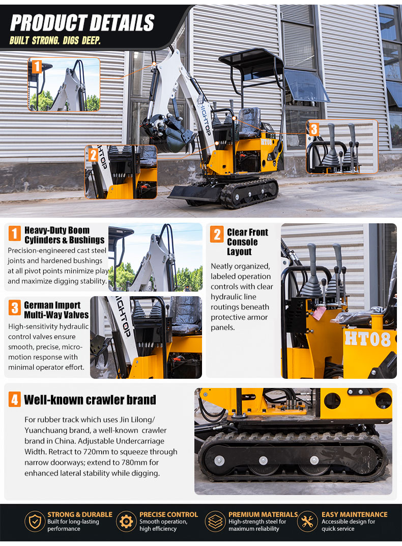 HT-08 Mini Excavator