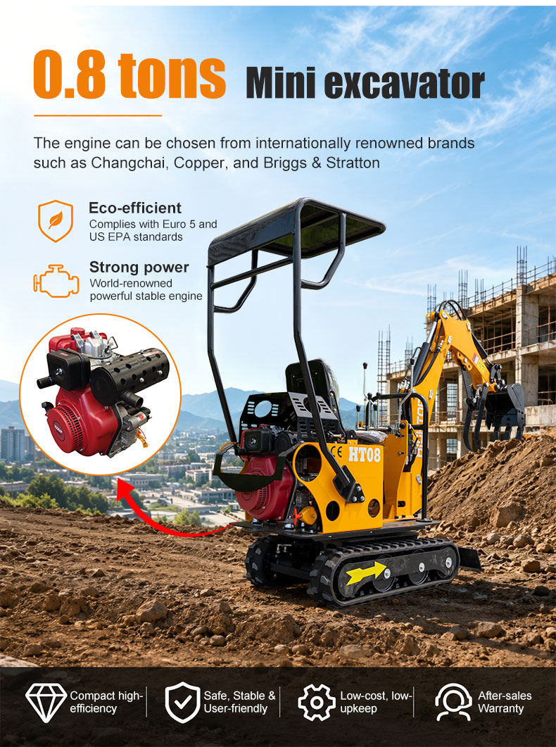 HT-08 Mini Excavator