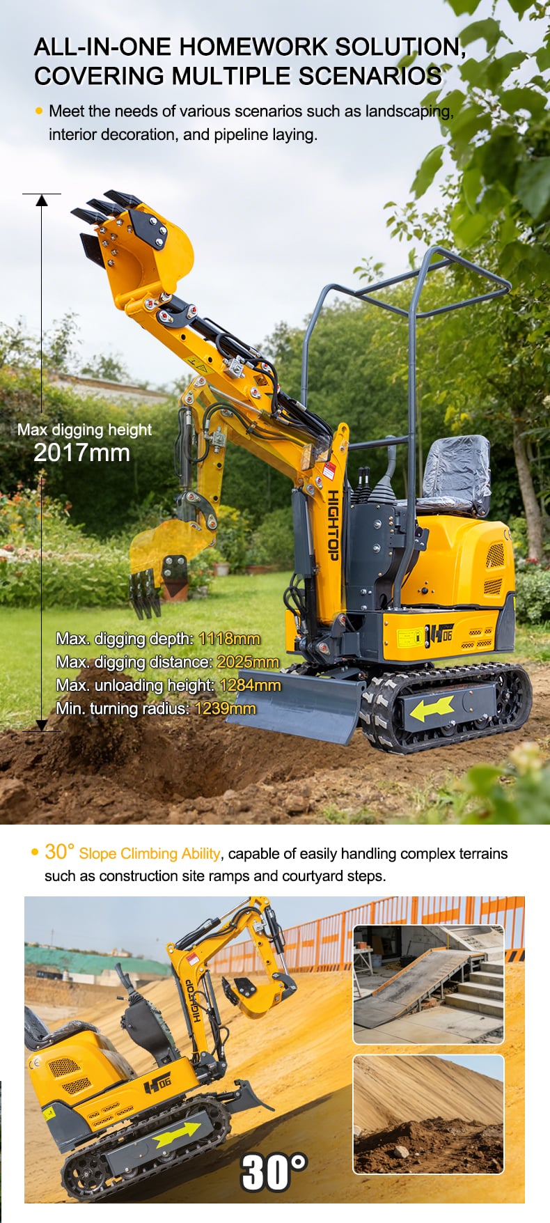 HT-06 Mini Excavator